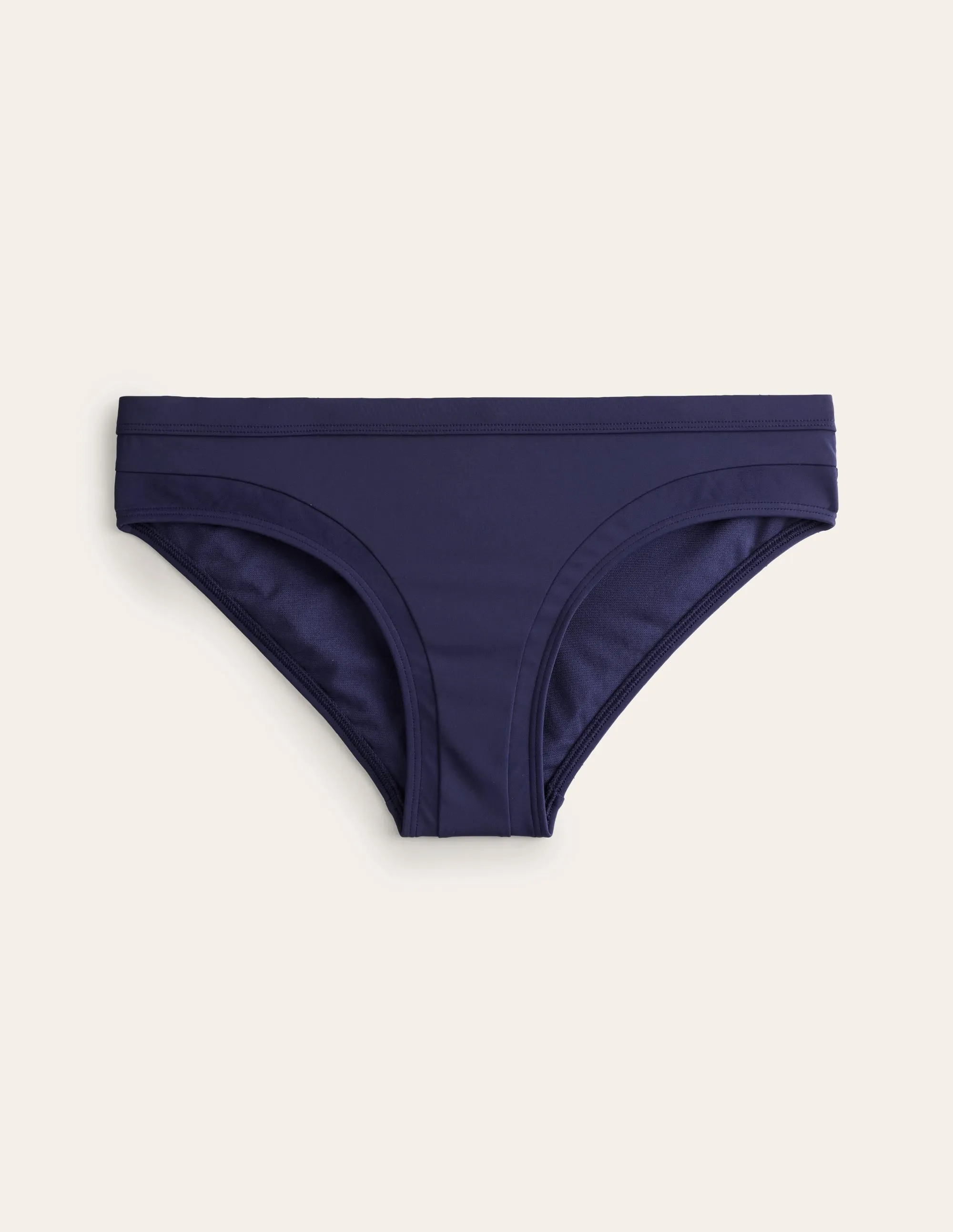 Temperature Regulating Design Hidden Pocket Santorini Bikini Bottoms-French Navy