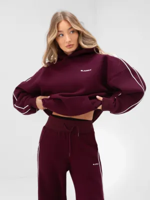 Street Appeal Apex Pro Oversized Hoodie - Deep Burgundy