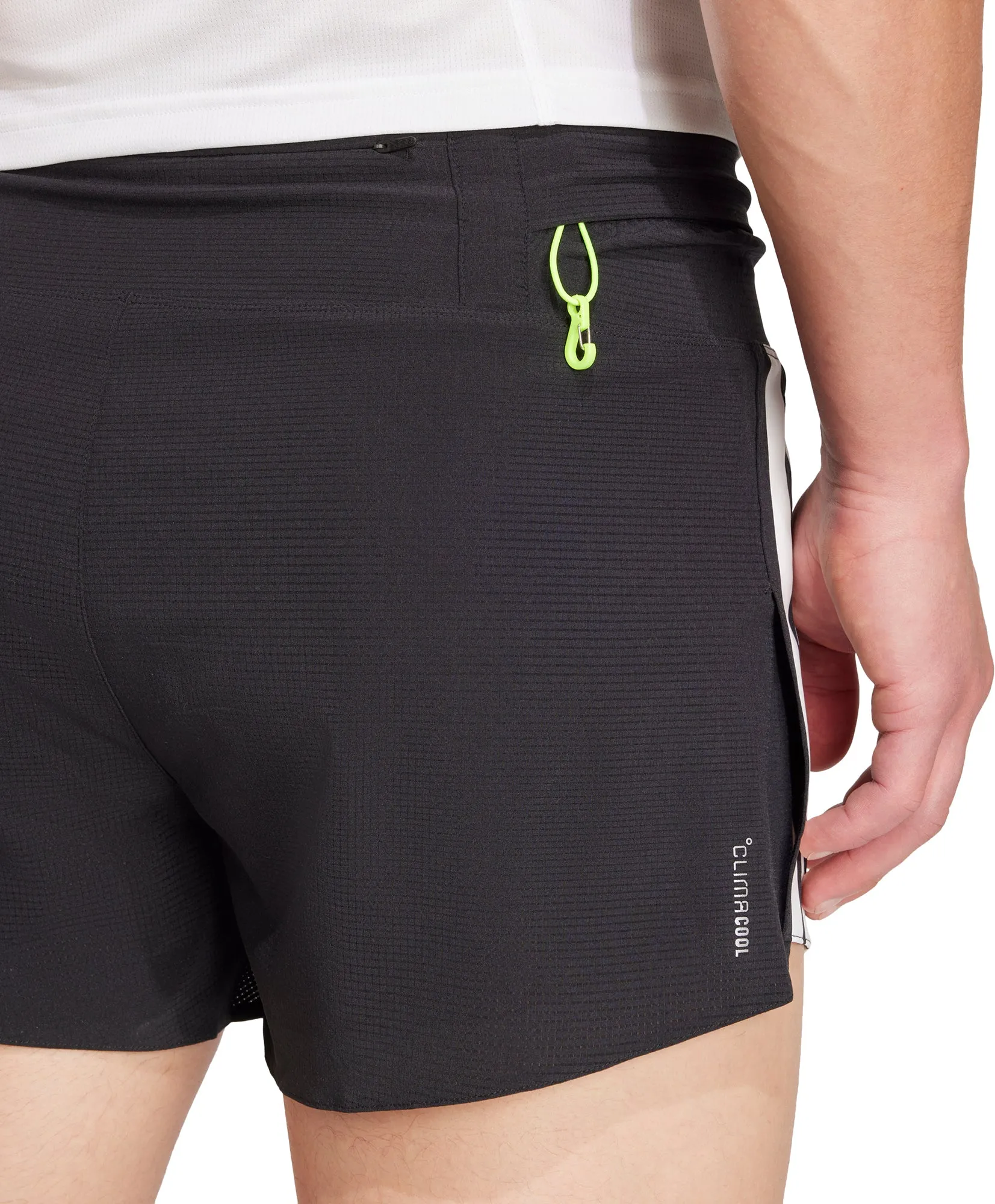 Breeze Friendly adidas Adizero Gel Pocket 3 Inch Mens Running Shorts - Black