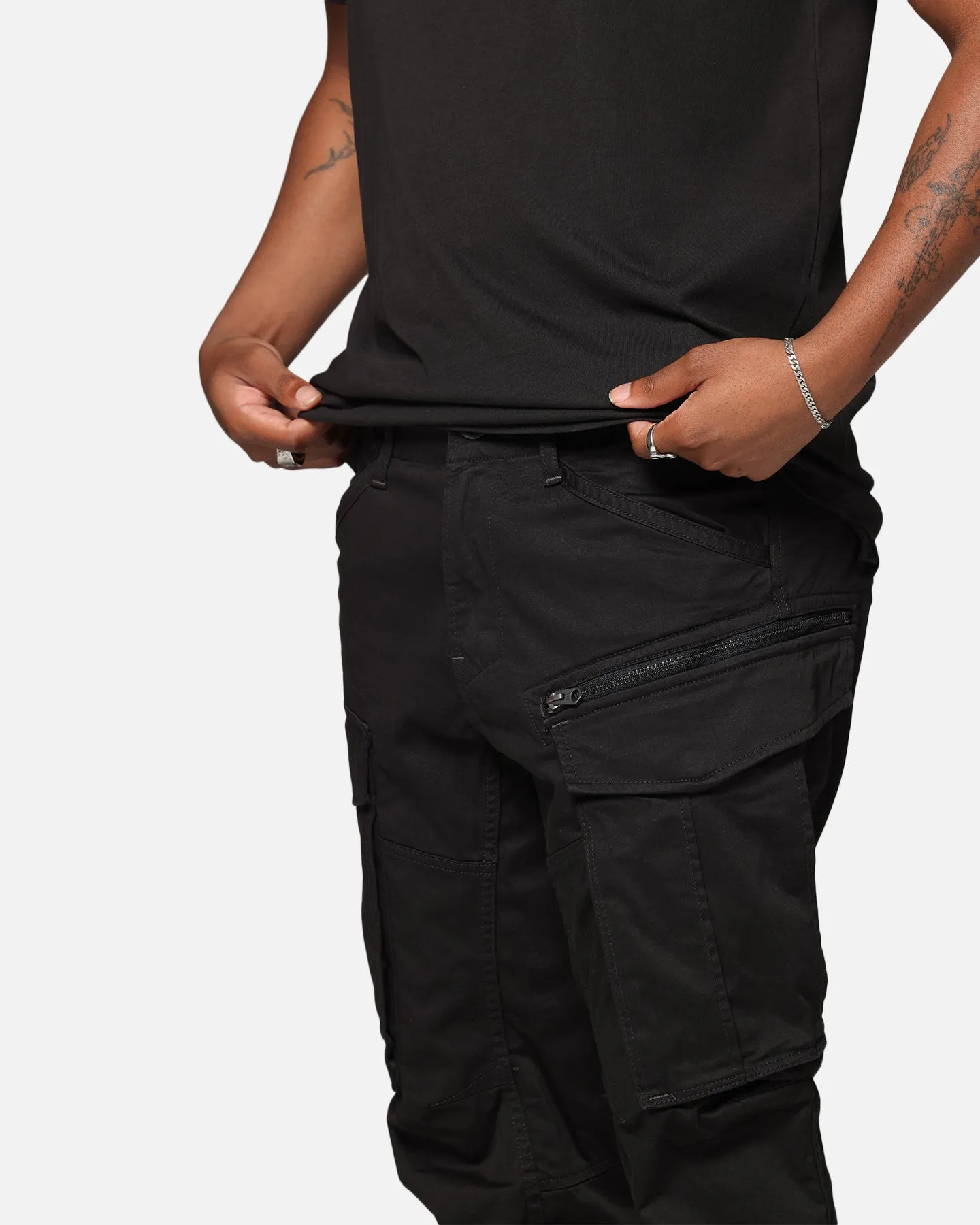 G-Star Rovic Zip 3D Tapered Jeans Black Neat And Easy Traveler Gear Morning Stroll