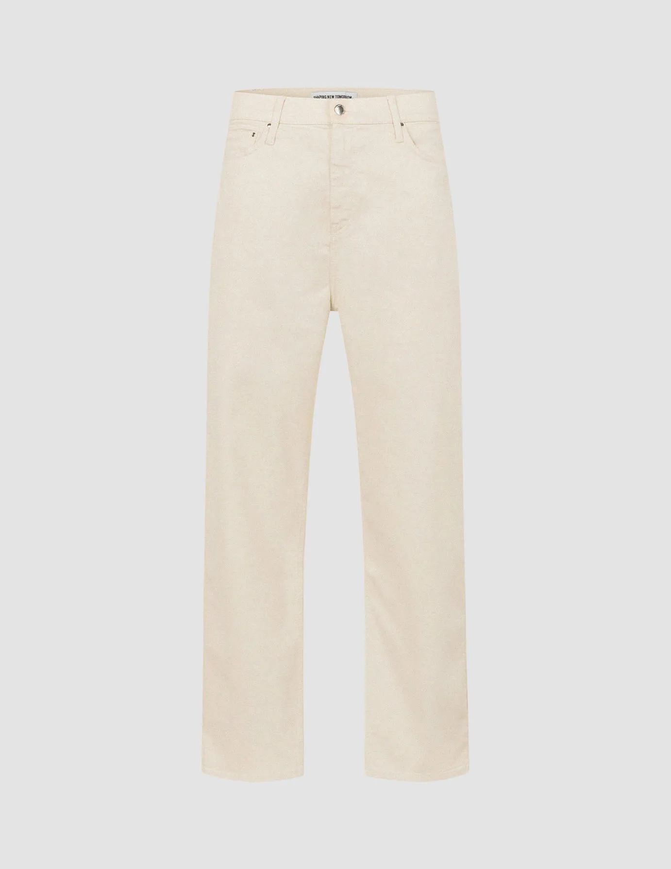Work Meeting Unisex Wear Weekend Warrior Luca Jeans Relaxed Fit Off White