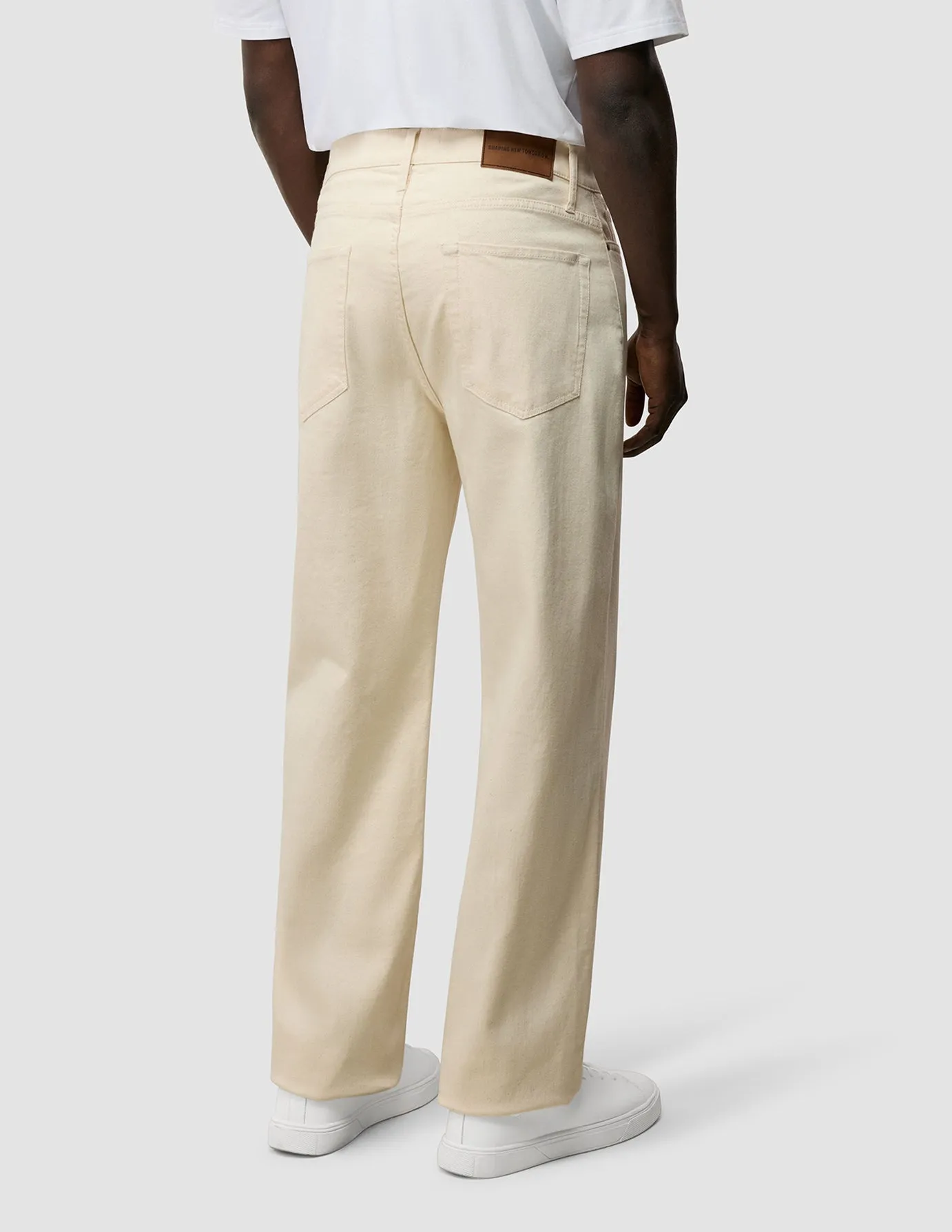 Rainy Day Winter Warmth Autumn Days Luca Jeans Relaxed Fit Off White