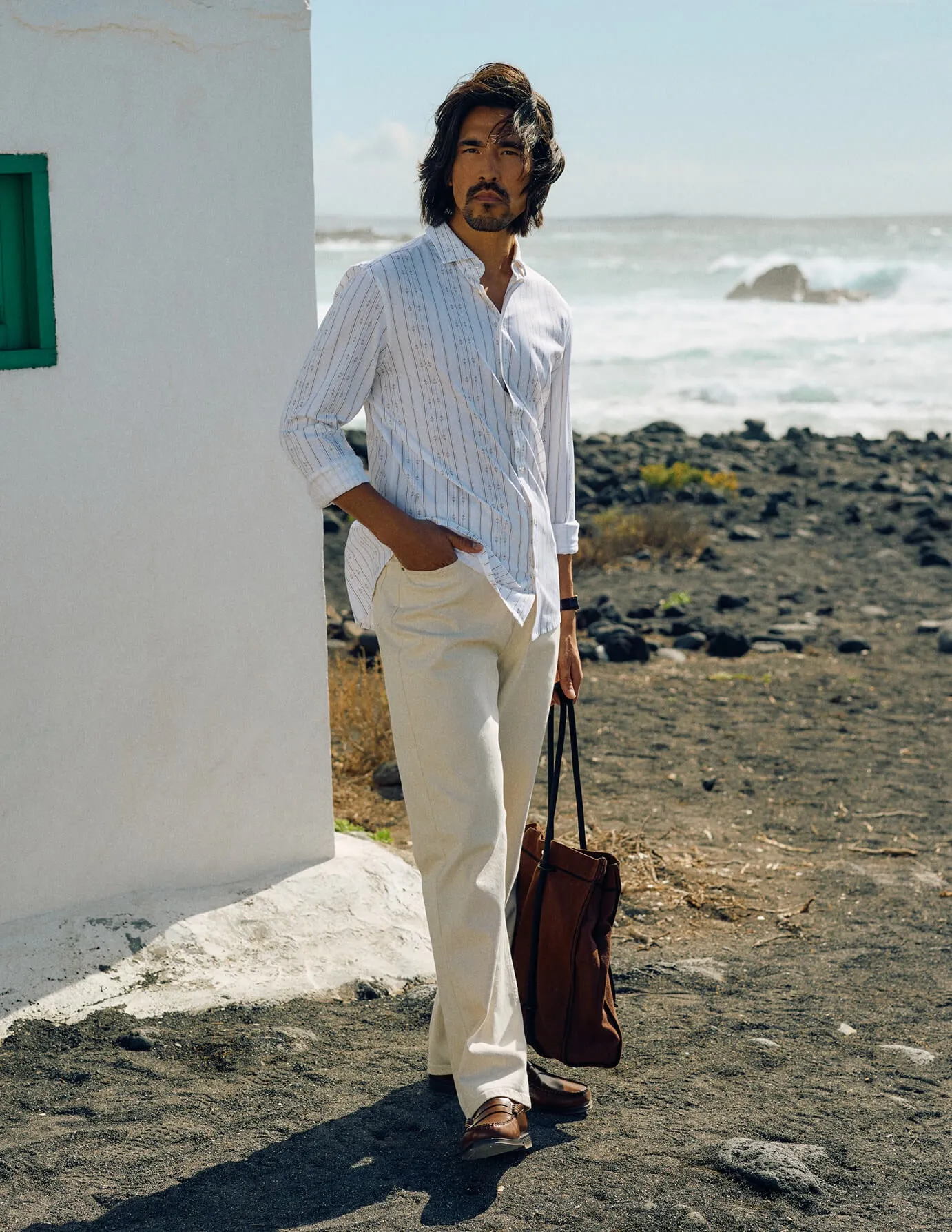 Luca Jeans Relaxed Fit Off White Year Round Piece