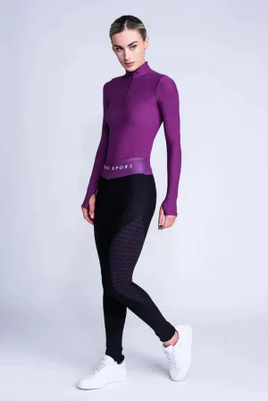 Wear Anywhere Empower On-Ice Leggings in Berry