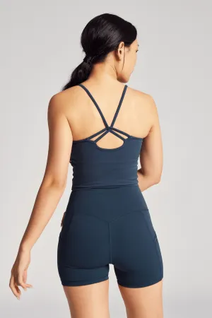 Wispy Longline Bra in Pine Tight Fit