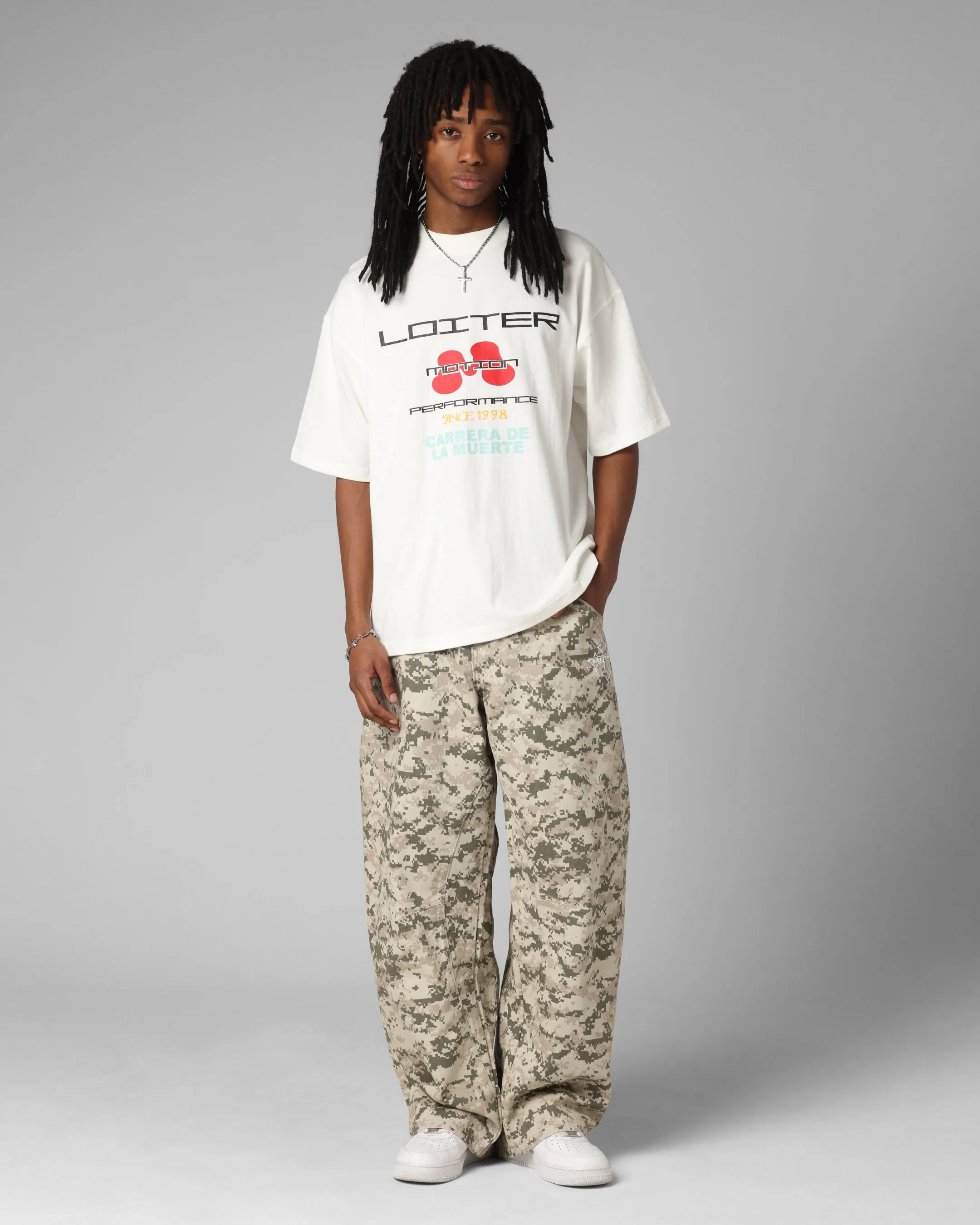 High Quality Holiday Vibes Winter Warmth Loiter F-16 Balloon Jeans Digi Camo