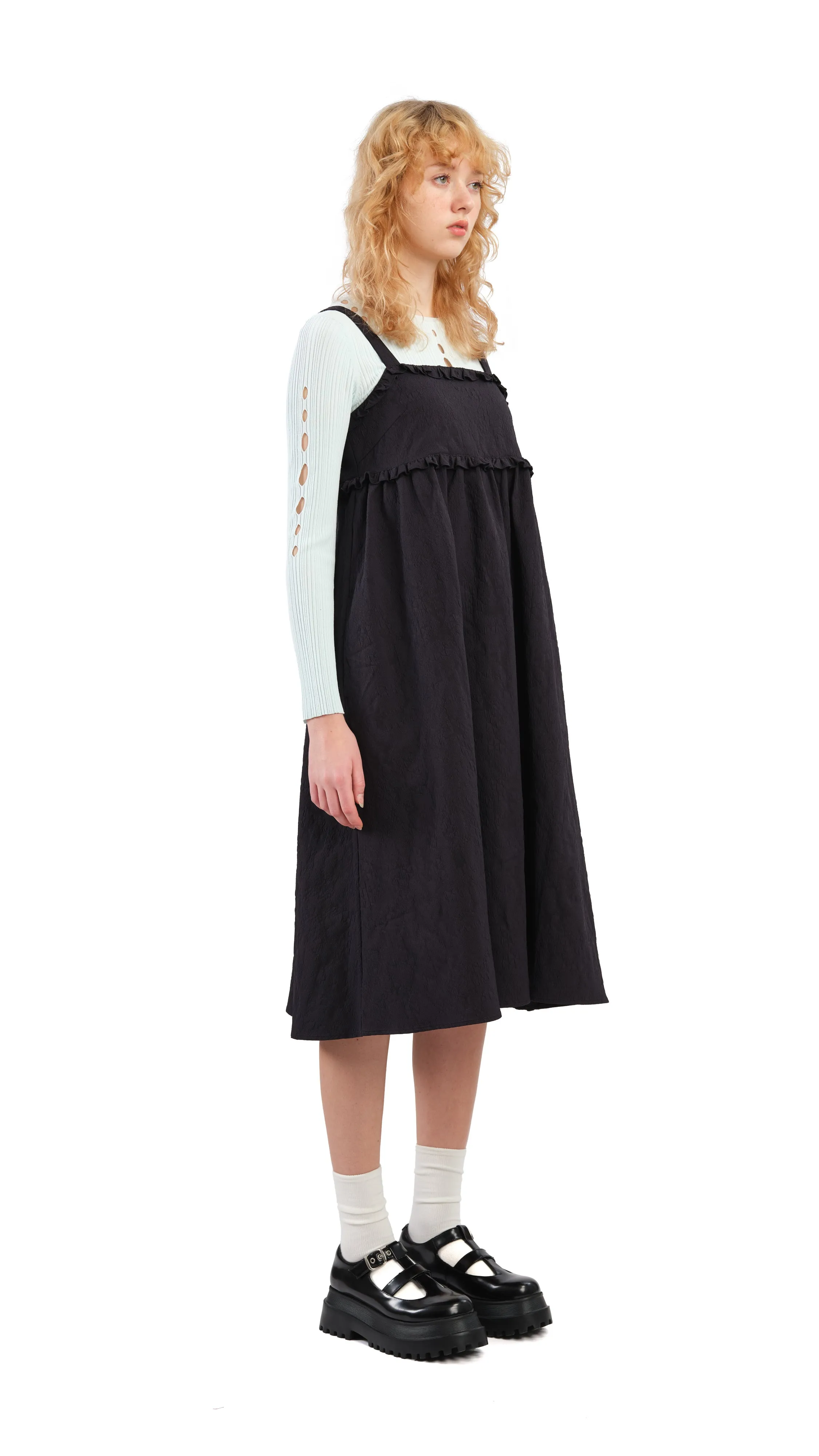 Motion Core Textural Tiered Dress