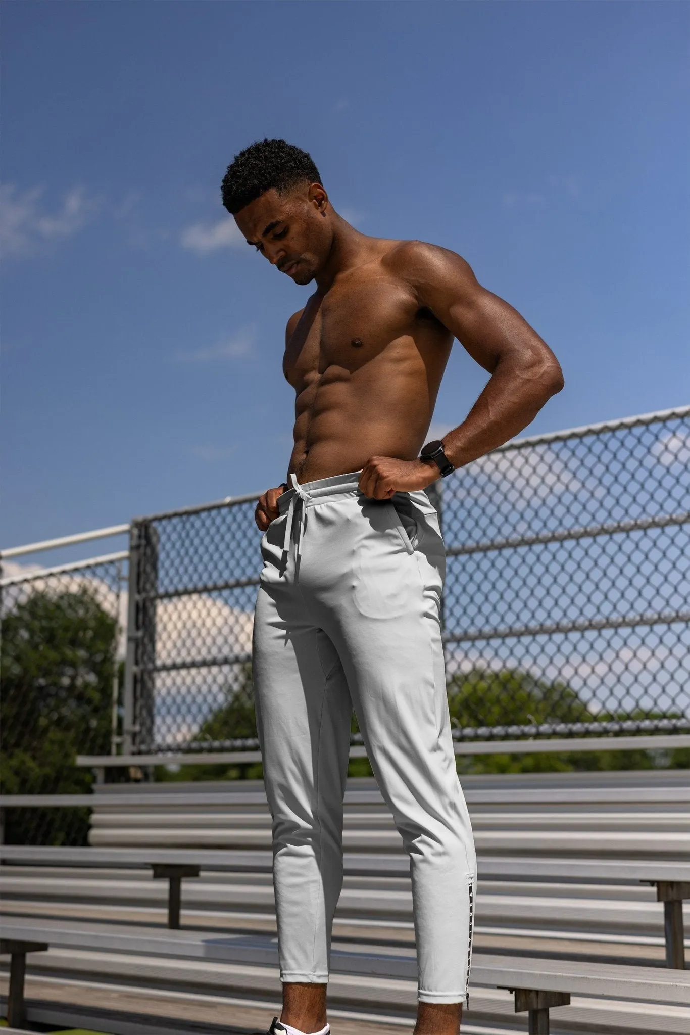 [CORE] Thrive Joggers - Fog Built-in shorts NonBindingWaistline