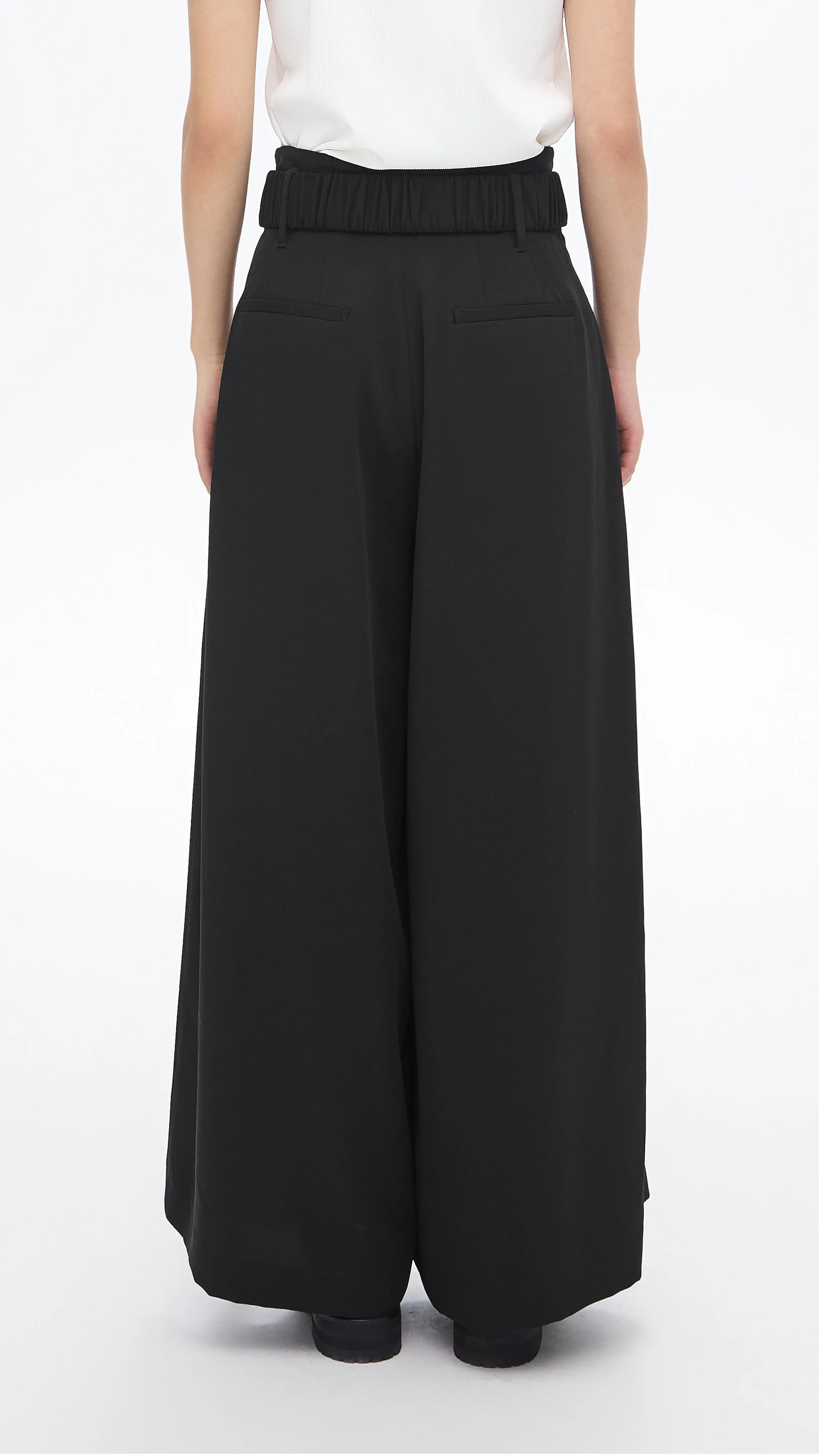 High Waist Wide Leg Pants NoSlipGrip