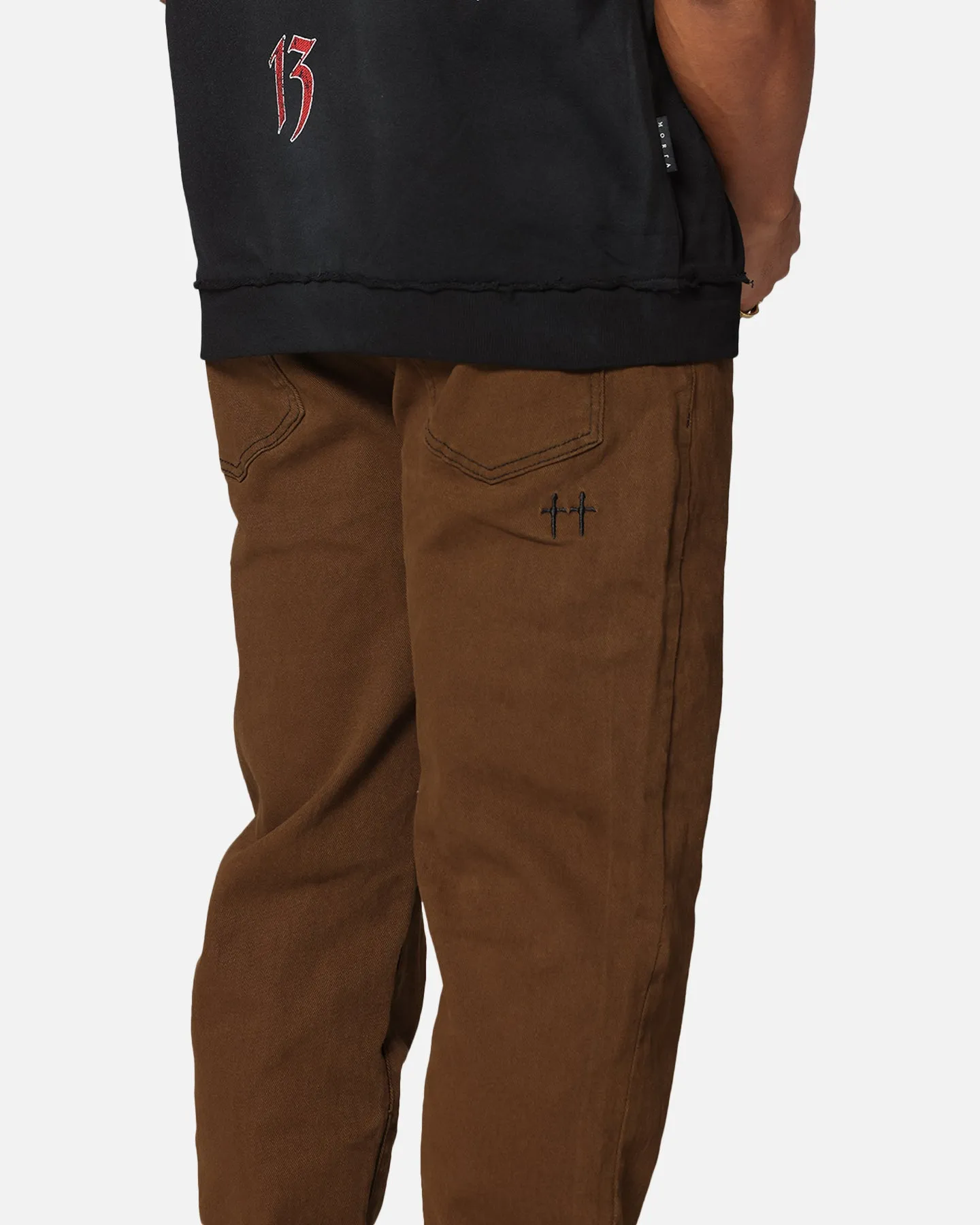 Saint Morta Psykhe Jeans Vintage Brown Lightweight Denim Blend