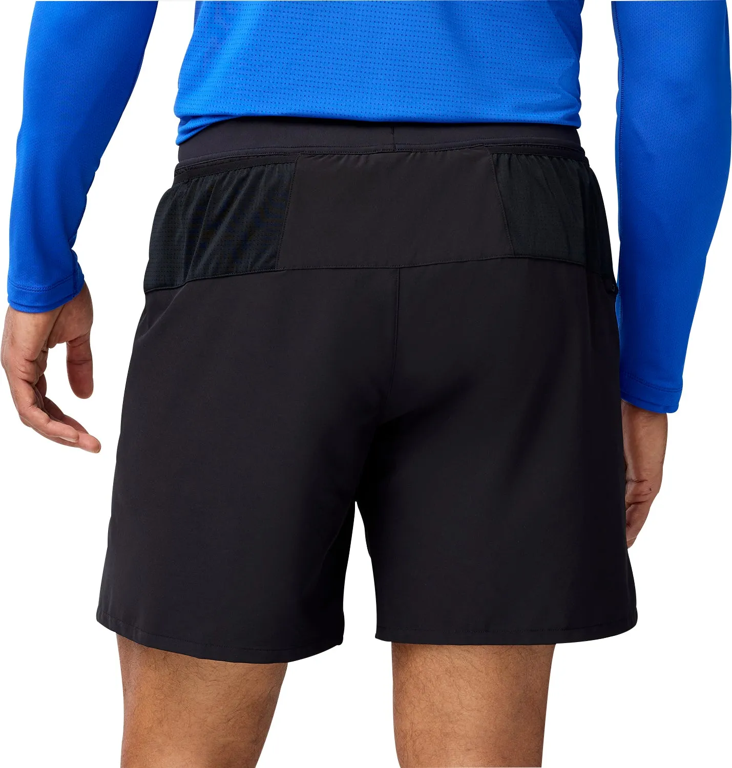 Brooks 7 Inch Journey 2 In 1 Mens Running Shorts - Black RollUpFasten Travel Essential