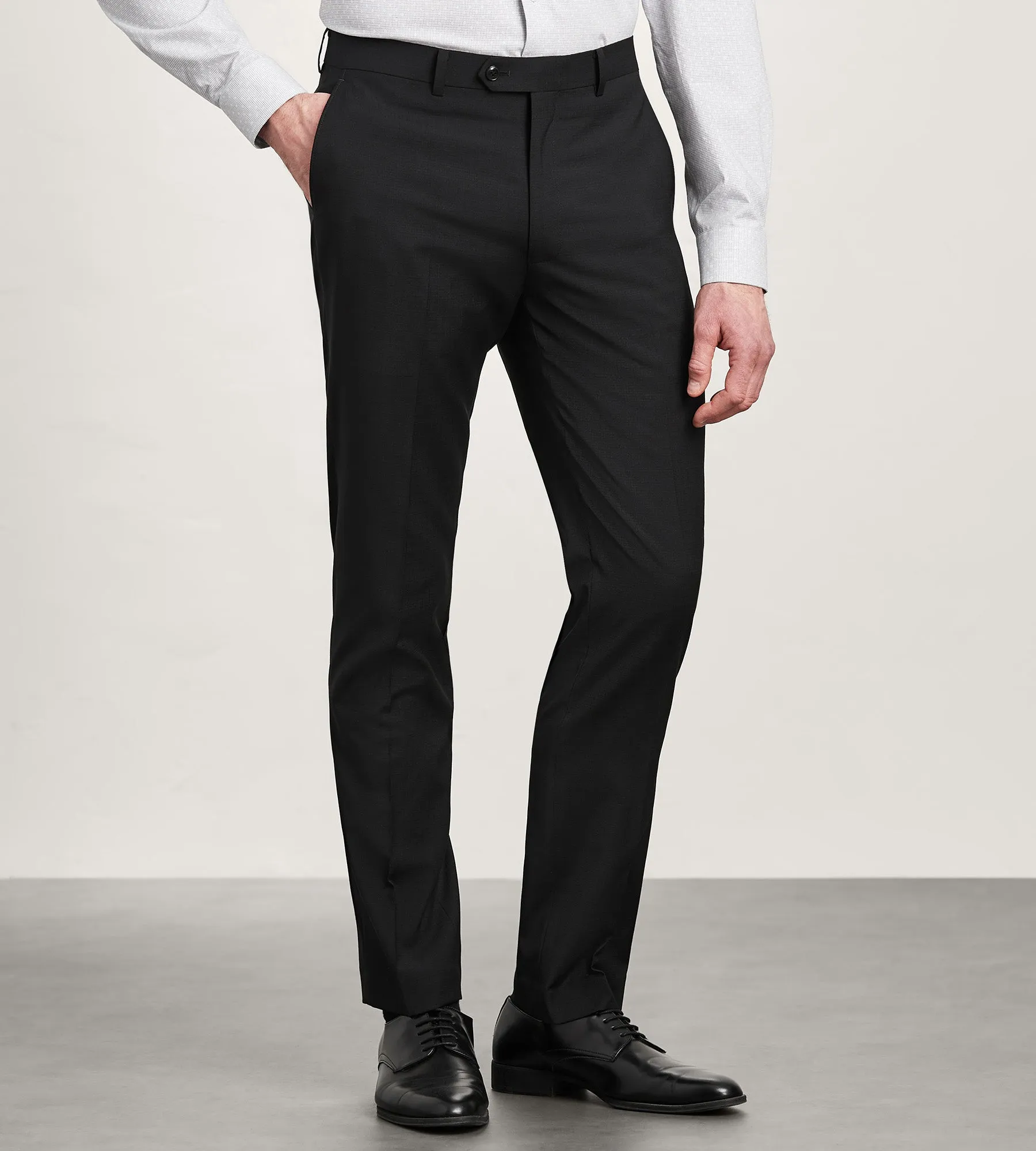 Slim Fit Black Neat Suit Pants Comfort for All Versatile Layering