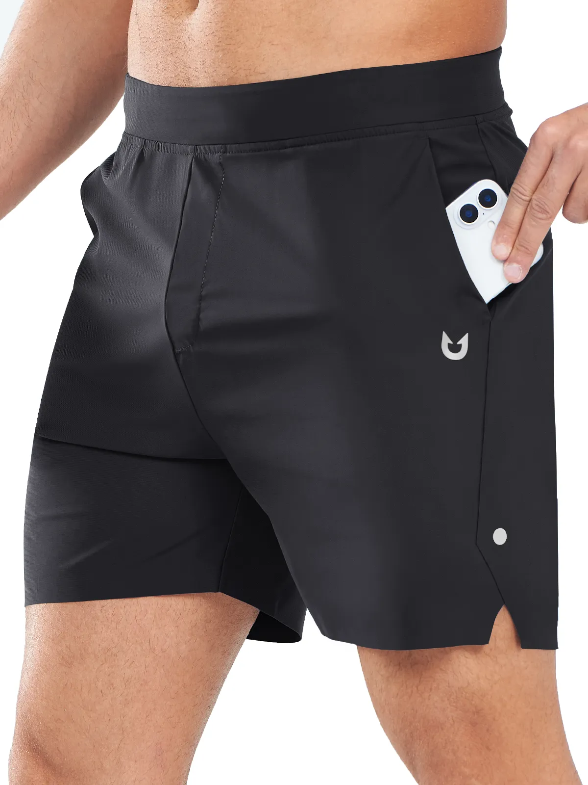 Gloves Sport Mood Men's Running Workout 5" Shorts Tennis Training Quick Dry with Pocket