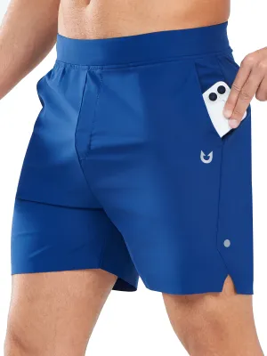 skiing gear Men's Running Workout 5" Shorts Tennis Training Quick Dry with Pocket
