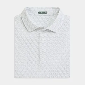 Glacial Birds of Prey Printed Performance Polo Short Sleeve Anti Pilling Surface