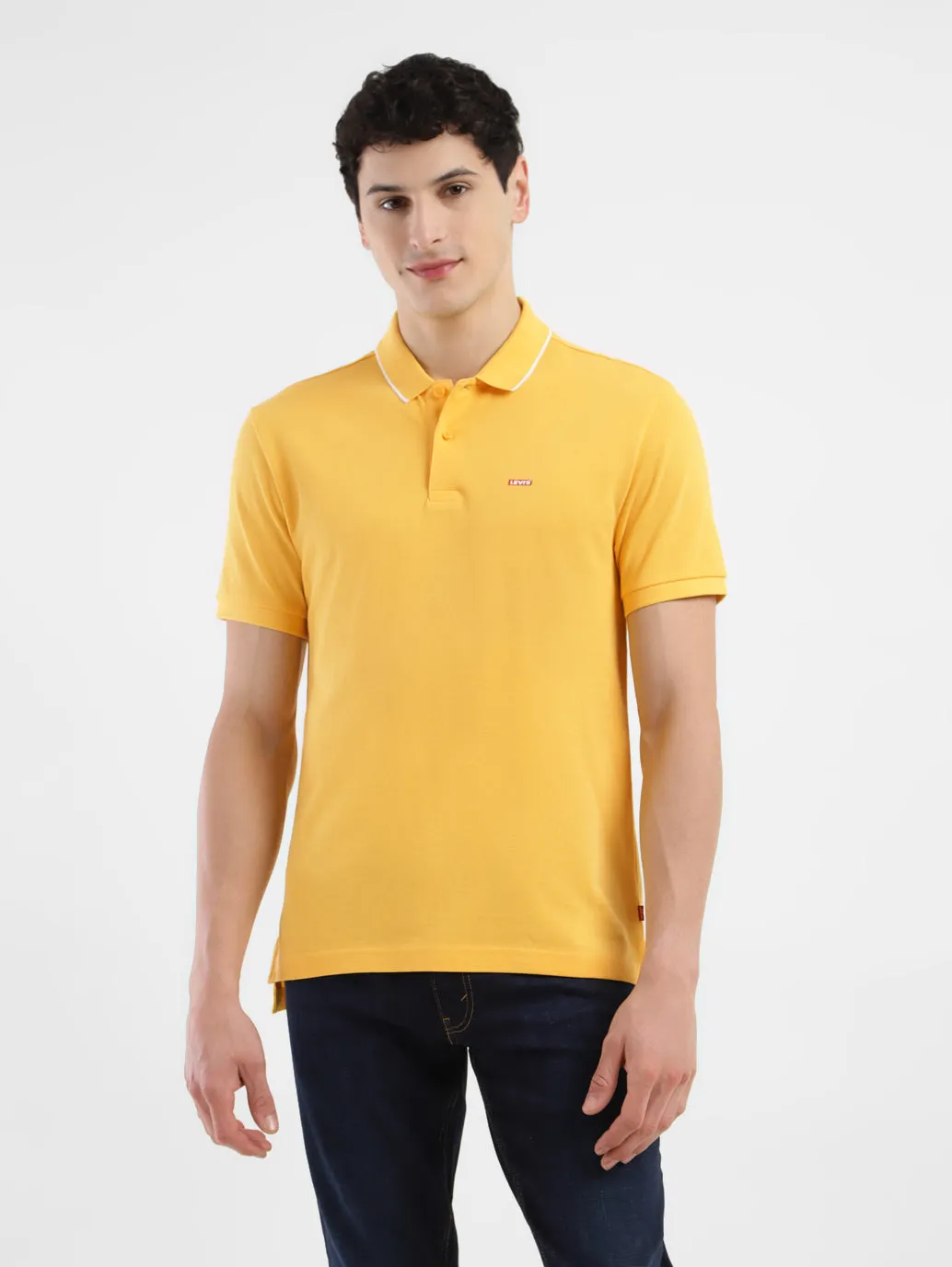 Stylish Comfort Advanced Moisture Management Men's Solid Polo T-shirt