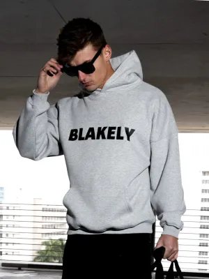 Studio Relaxed Hoodie - Marl Grey Customizable Option