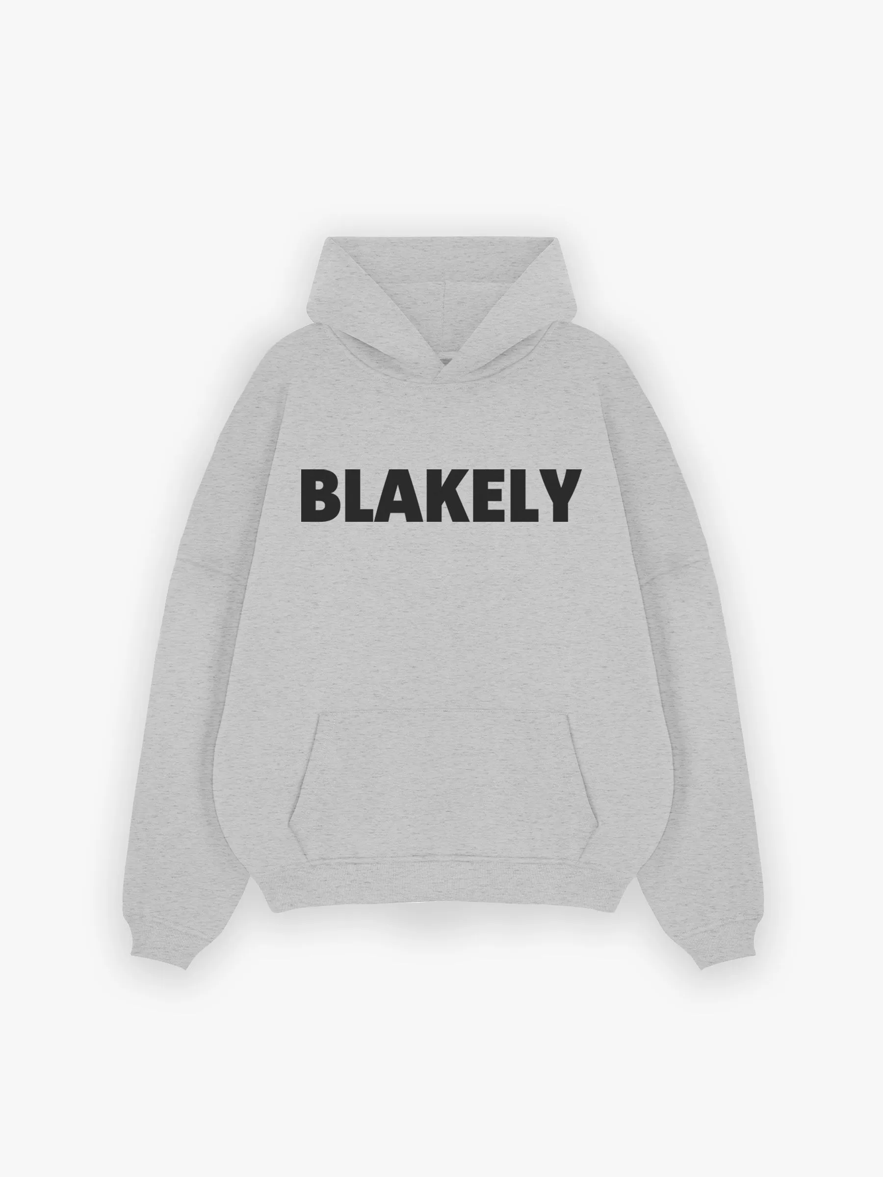 Fashion Edge Studio Relaxed Hoodie - Marl Grey