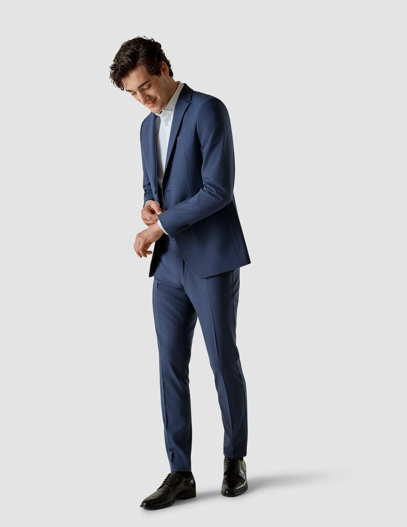Chic casual Essential Suit Pants Regular Marine Blue