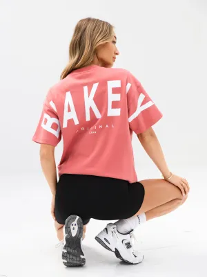 Easter Isabel Oversized T-Shirt - Sunrise Coral