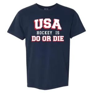 USA Do or Die II Tee Cozy and Soft Relaxed Comfort Wear
