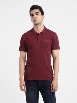 Trendy Casual Streetwear Edge Men's Solid Polo T-shirt