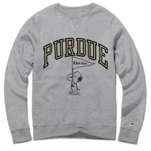 Peanuts x Purdue Spirit Crewneck Sweatshirt Wind Resistant Coating