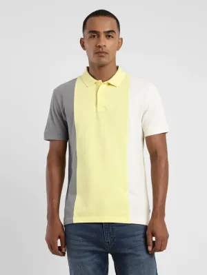 Collar Stay Slots Clubhouse Ready Men's Colorblock Polo T-shirt