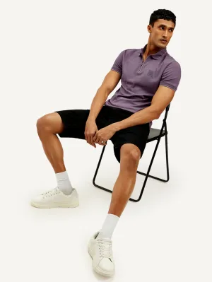 Men's Solid Slim Fit Polo T-shirt Summer Vacation