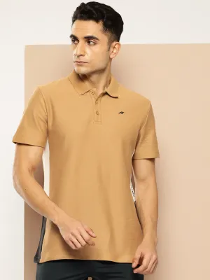 Travel Staple SoftTouch Collar Lining Graphical Panel Polo T-Shirt