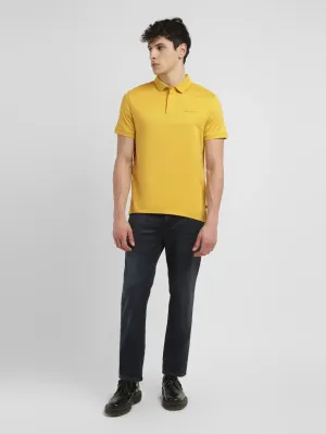Minimalist Style Men's Redloop Solid Slim Fit Polo T-shirt