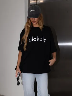 Logo Ultra Oversized T-Shirt - Black Versatile Look