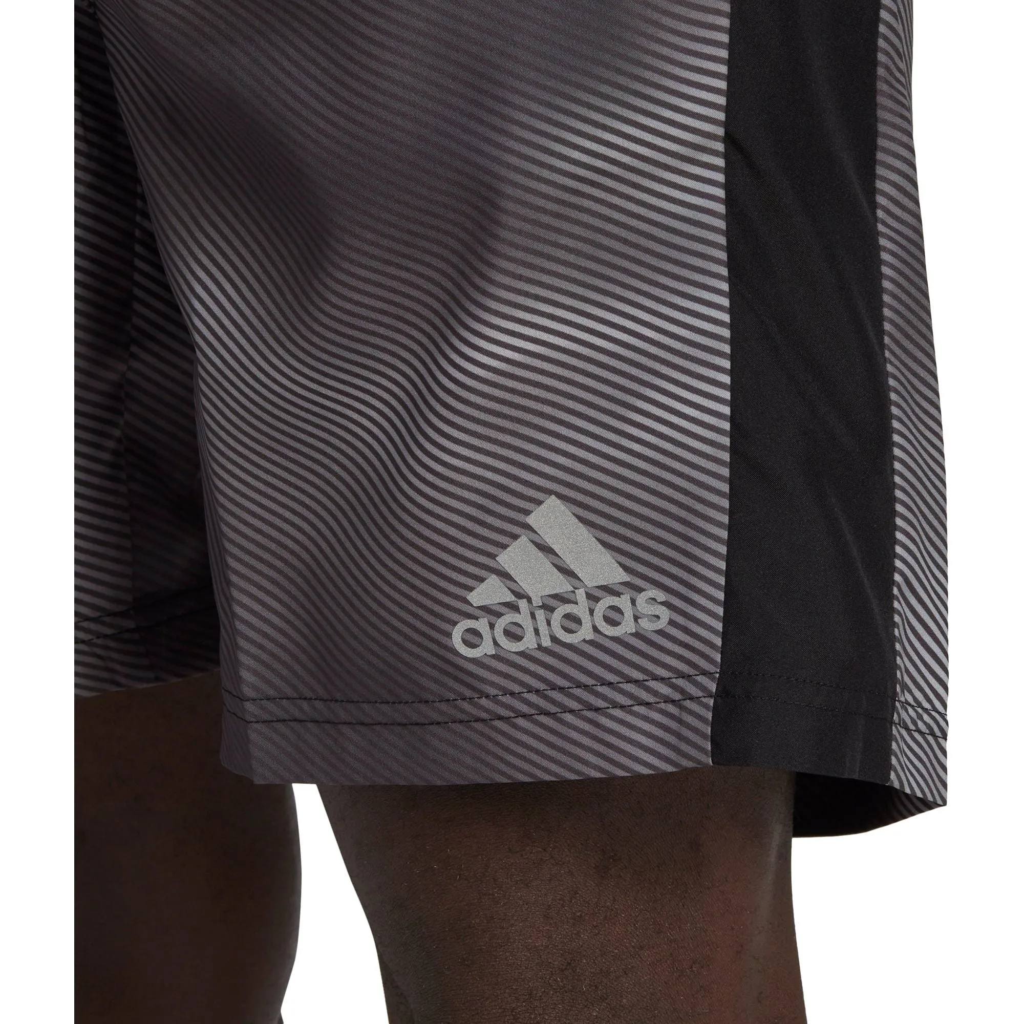 adidas Own The Run 9 Inch Mens Running Shorts - Grey cyclists kids