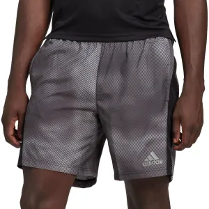 adidas Own The Run 9 Inch Mens Running Shorts - Grey Striped Design DIY project