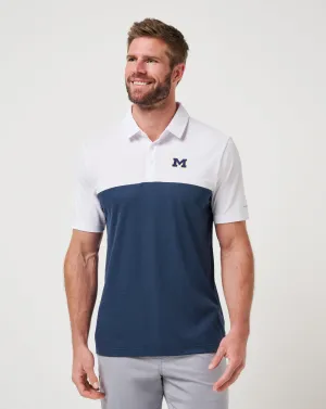 Breathable Polo Minimalist Style Michigan Drop Back Polo
