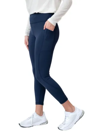 Ultra Basic Smooth Lines Snoga High Waisted Compression Legging -Navy