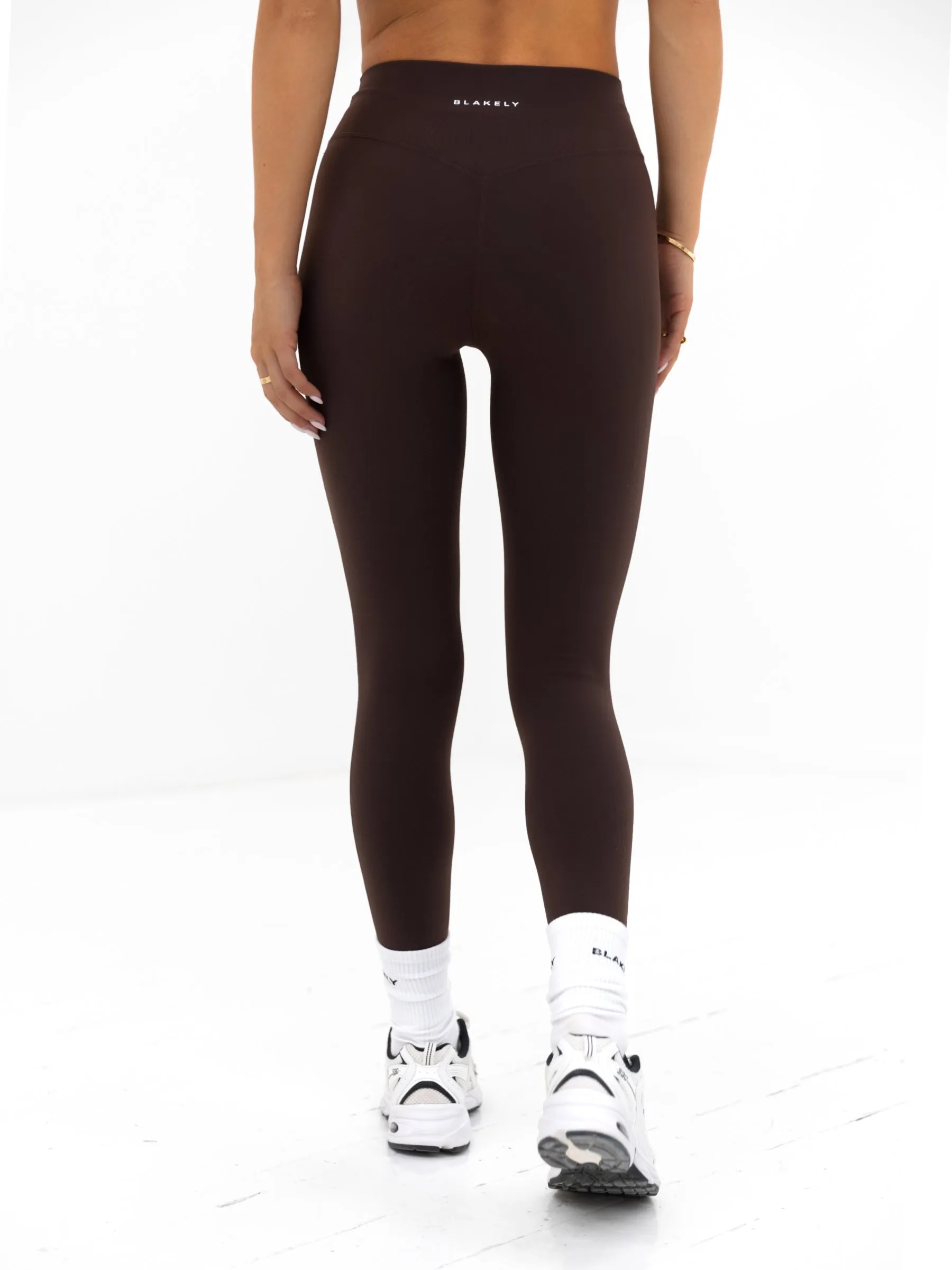 Ultimate Soft Lifestyle Leggings - Coffee Bean Yoga Class Breathable Fabric