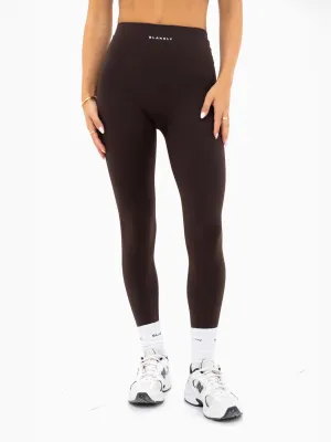Skin Friendly Evening Walk Ultimate Soft Lifestyle Leggings - Coffee Bean