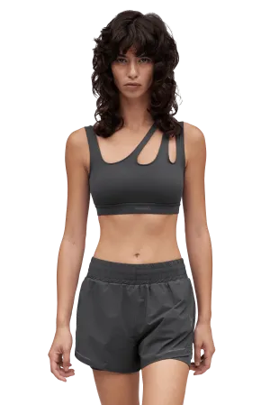 Stretchy Comfort SPORTS BRA ASYMMETRIC - Dark Gray
