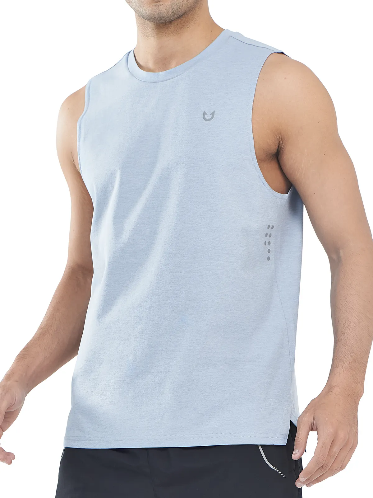 Anti Pilling Treatment Men's Workout Muscle Shirts Quick Dry Sleeveless Tank Tops for Gym Run