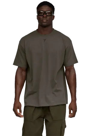 Snag Free Fabric T-SHIRT - Khaki Abrasion Resistant Surface Travel Essential