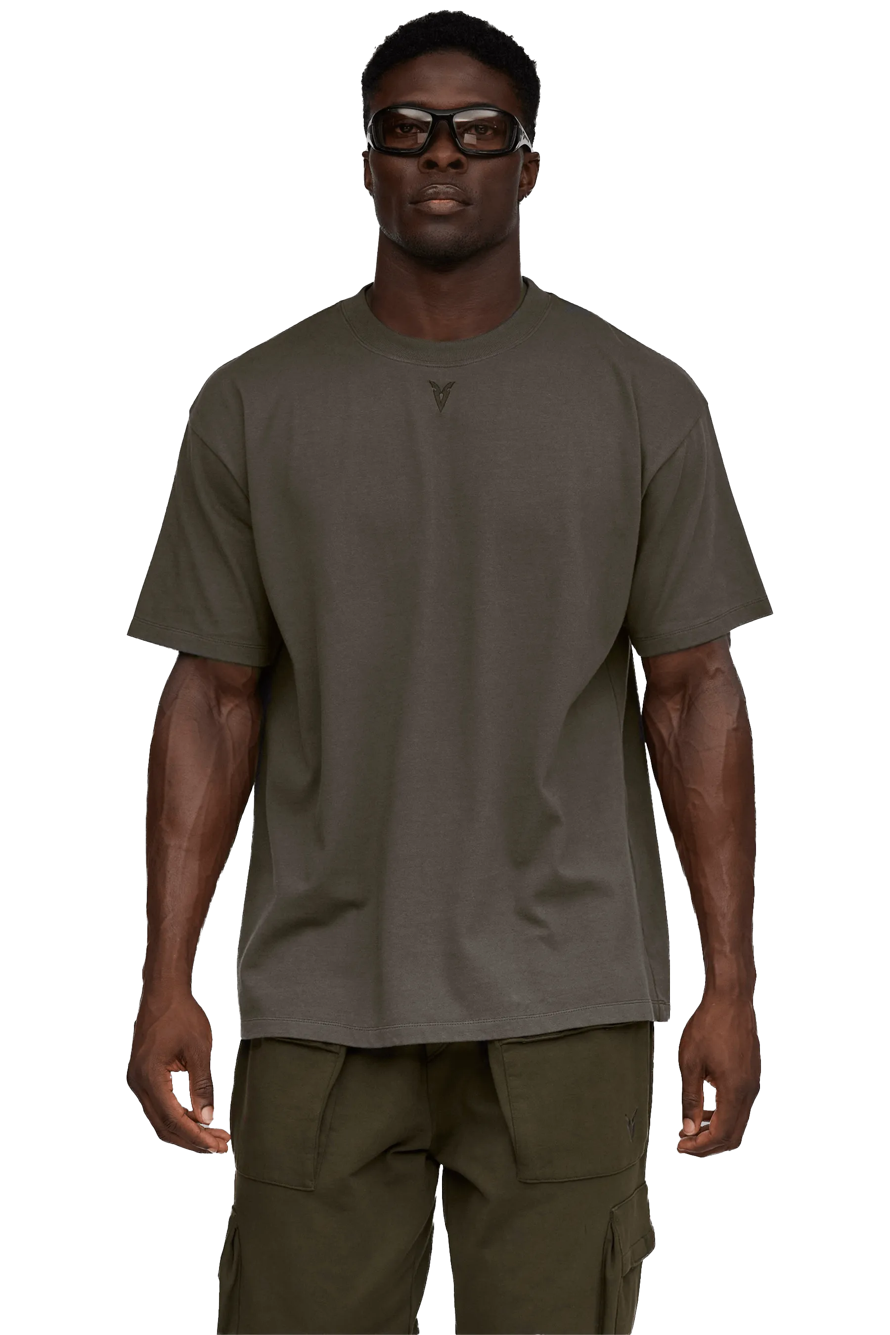 Snag Free Fabric T-SHIRT - Khaki Abrasion Resistant Surface Travel Essential