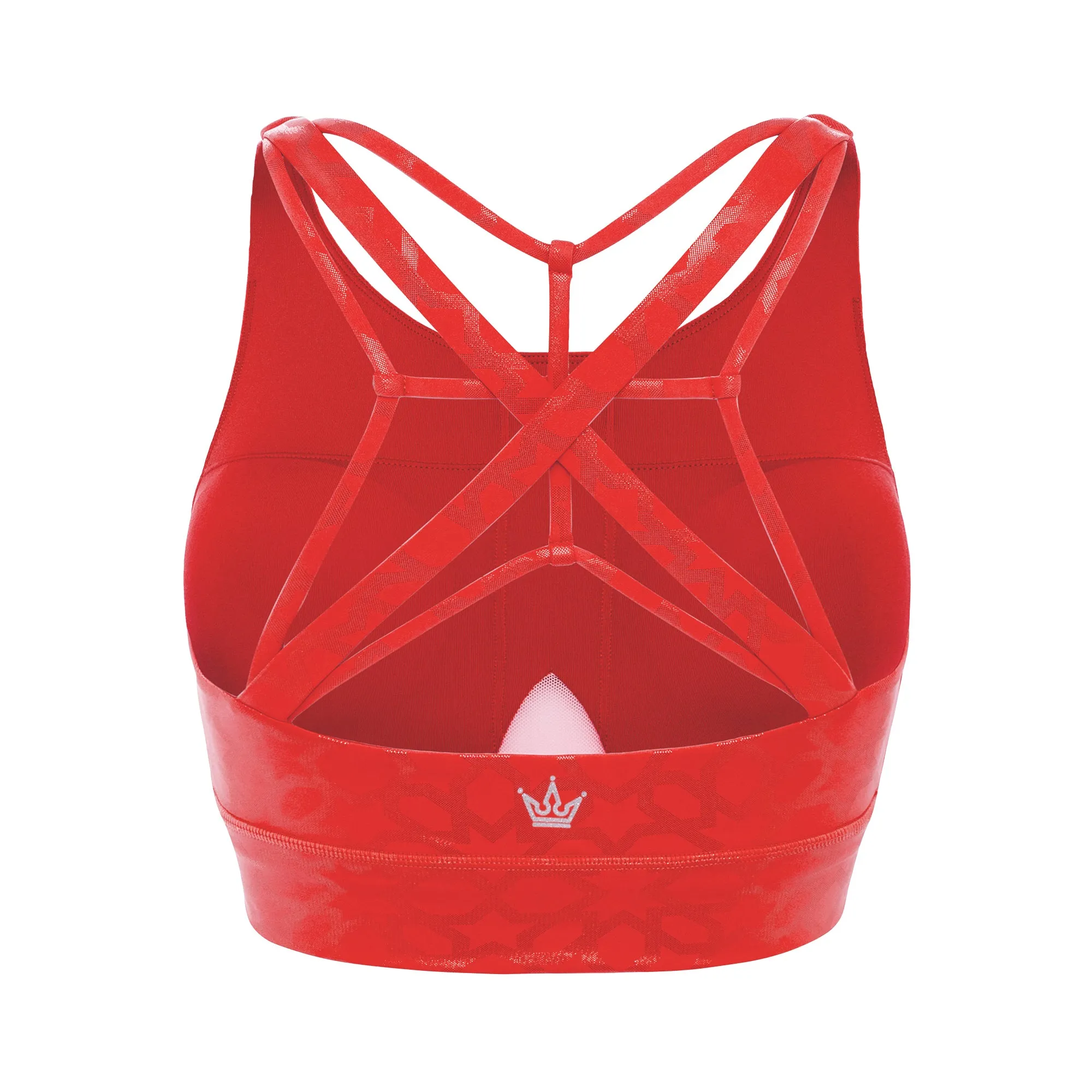 Large Arabian Nights Princess Sports Bra - Red
