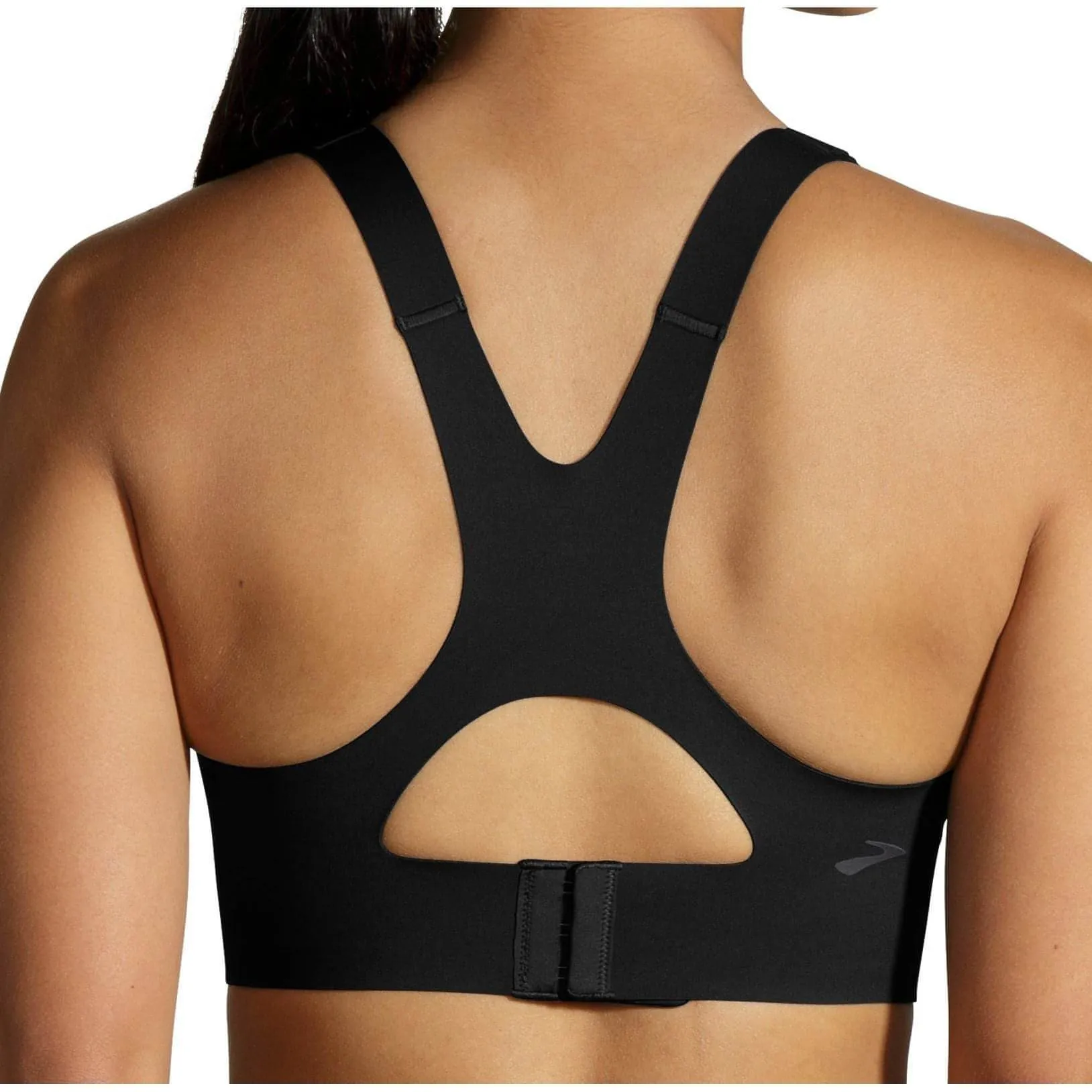 Brooks Dare Racerback Run 2.0 Womens Running Sports Bra - Black Shoulder support Lightweight Strap