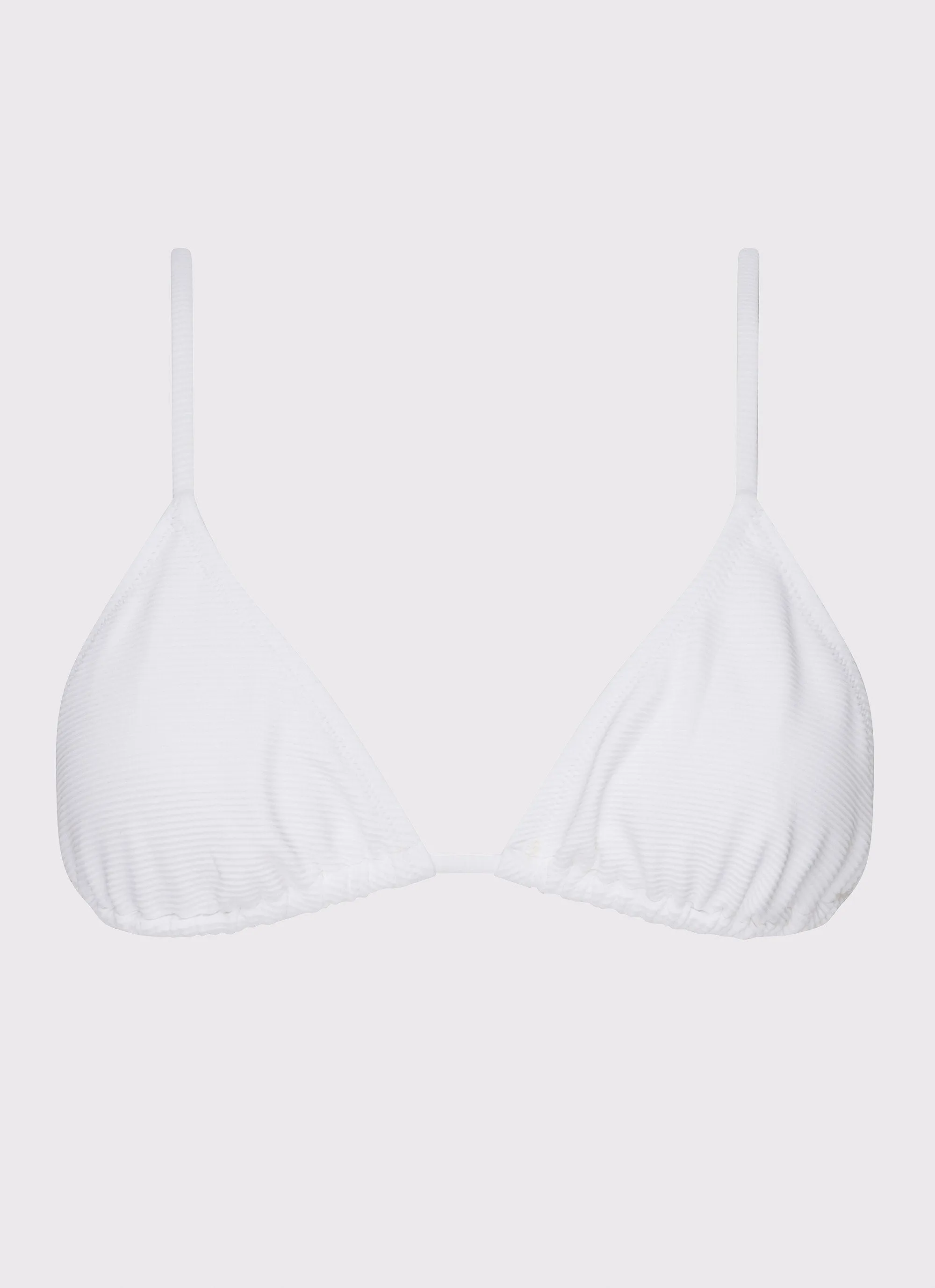 Padded-Cups Calista Bikini Top - White