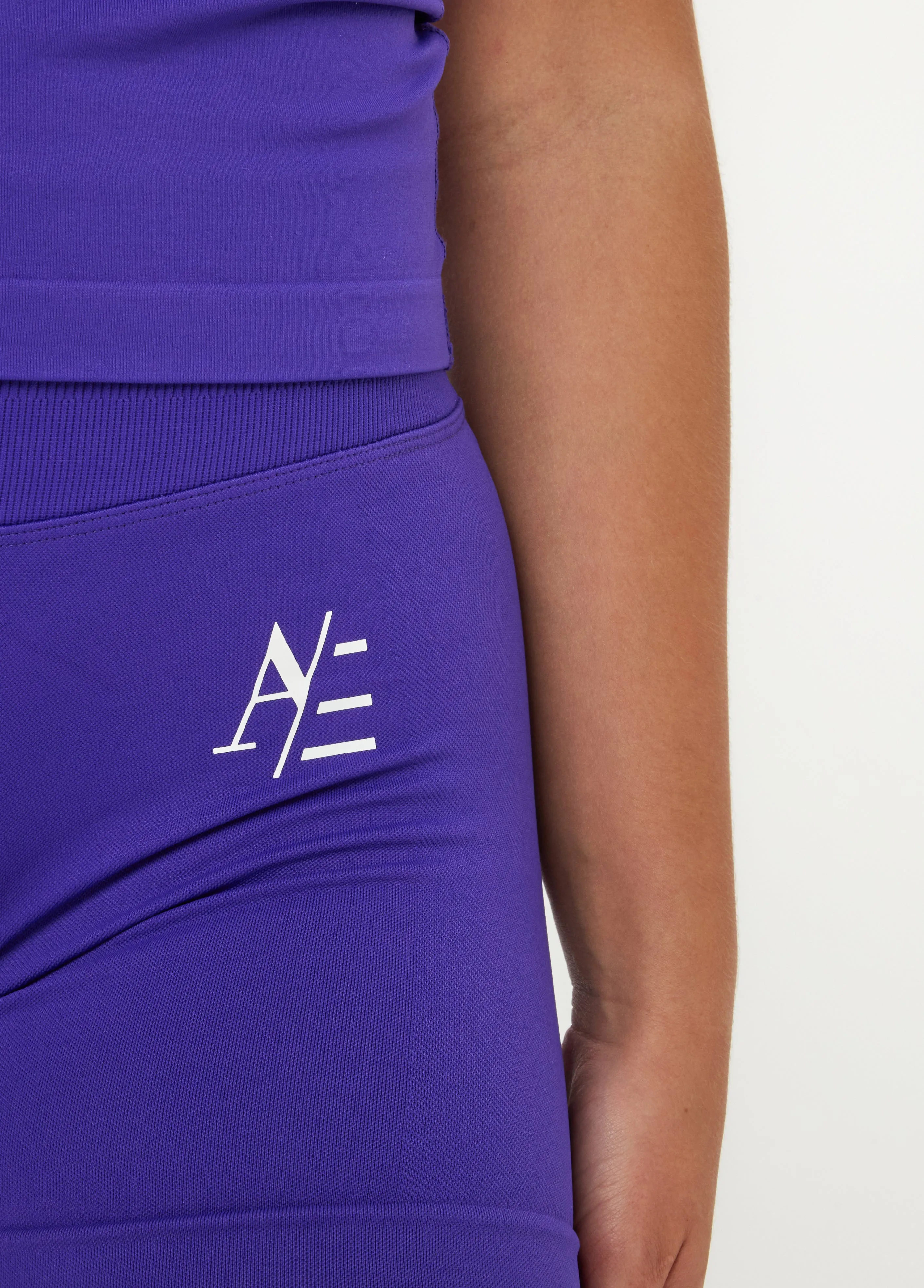 Sport Short Vivid Violet Abrasion Defying Knee Patches Ultra Soft Touch