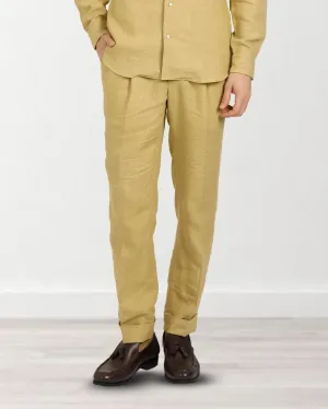 WaterproofTechnology ErgonomicStitching Goldish Yellow Linen