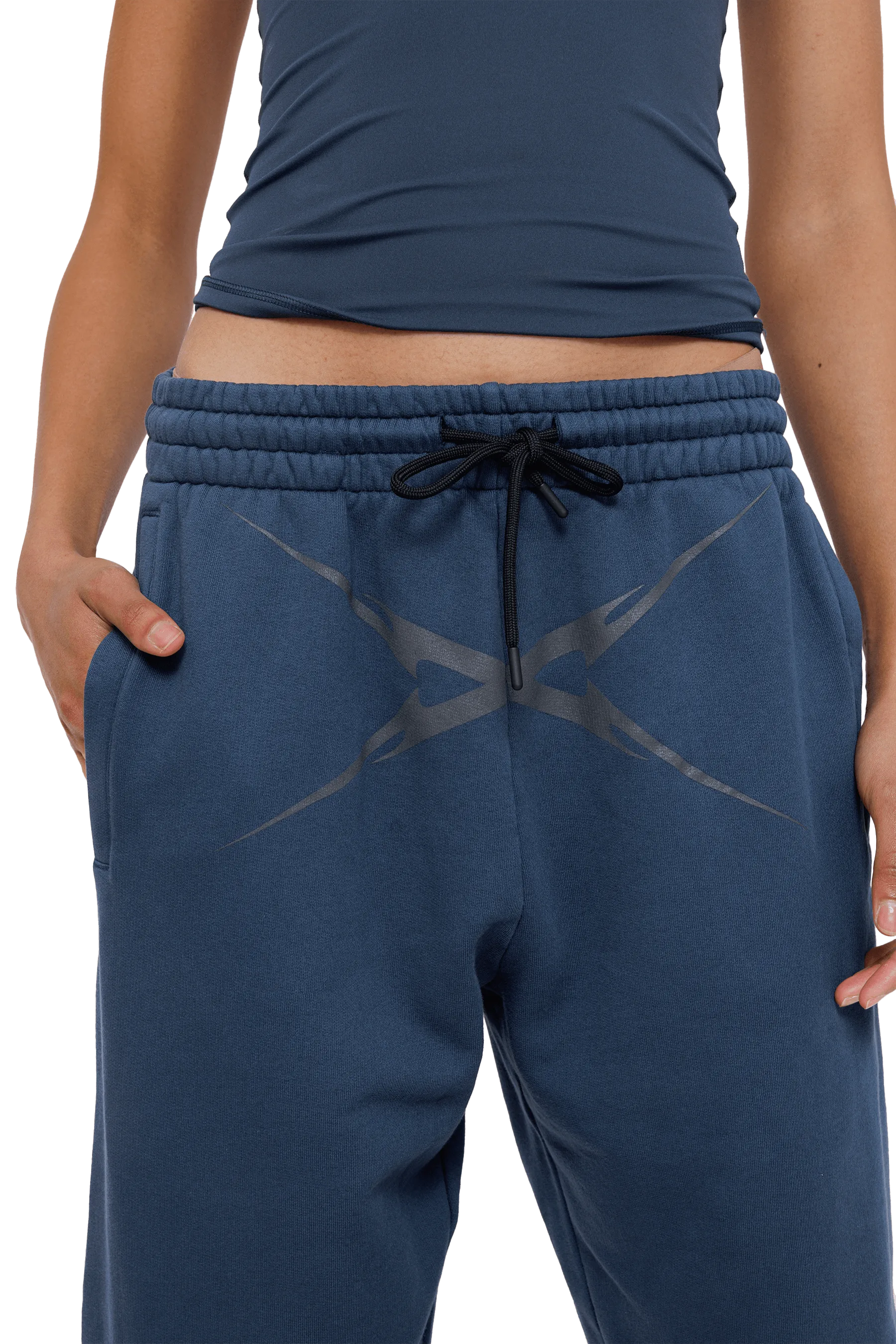 JOGGERS CROSS GRAPHIC - NAVY Comfort Stretch