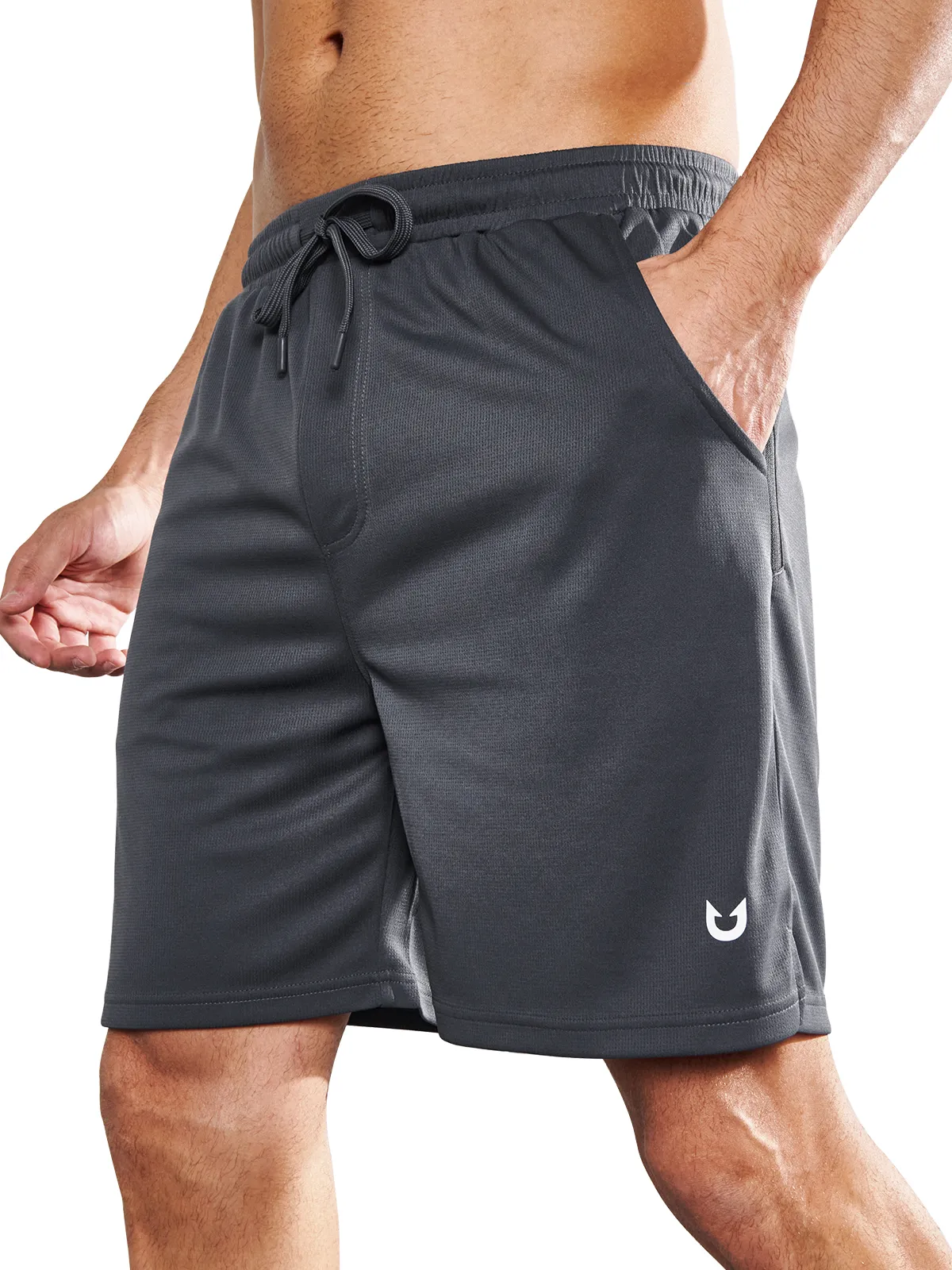 two piece outfit waterproof Men's Gym Workout 7 inch Mesh Shorts Quick Dry for Tennis Pickball Run
