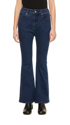 Sun Beam Planet Glow Boot-Cut Jeans